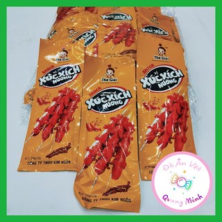 Bán sỉ Snack vị xúc xích nướng Thế Giai bịch 30 gói thơm cay ngon hấp dẫn, đồ ăn vặt cổng trường hot nhất