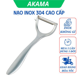 Nạo rau quả inox 304 cao cấp, lưỡi dao sắc bén - Nạo vỏ củ quả đa năng