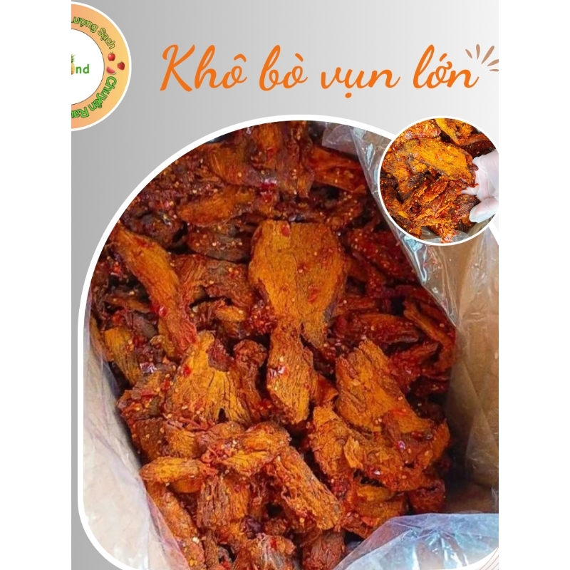 Khô bò vụn miếng lớn 500gr
