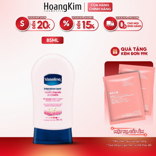 Kem dưỡng da tay và dưỡng móng tay Vaseline Intensive Care Healthy Hands and Nails 85ml Chăm sóc và bảo vệ da tay