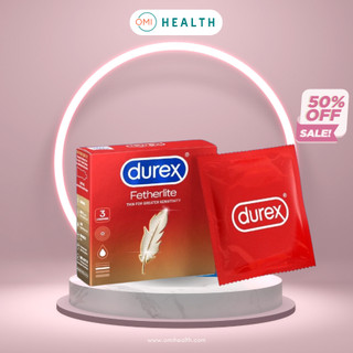 Bao cao su siêu mỏng Durex Fetherlite nhiều gel chính hãng hộp 3 bao - Health
