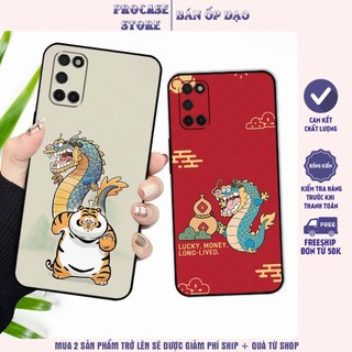 Ốp lưng oppo a52 - oppo a92 tpu bảo vệ camera in hình rồng xu hướng 2024
