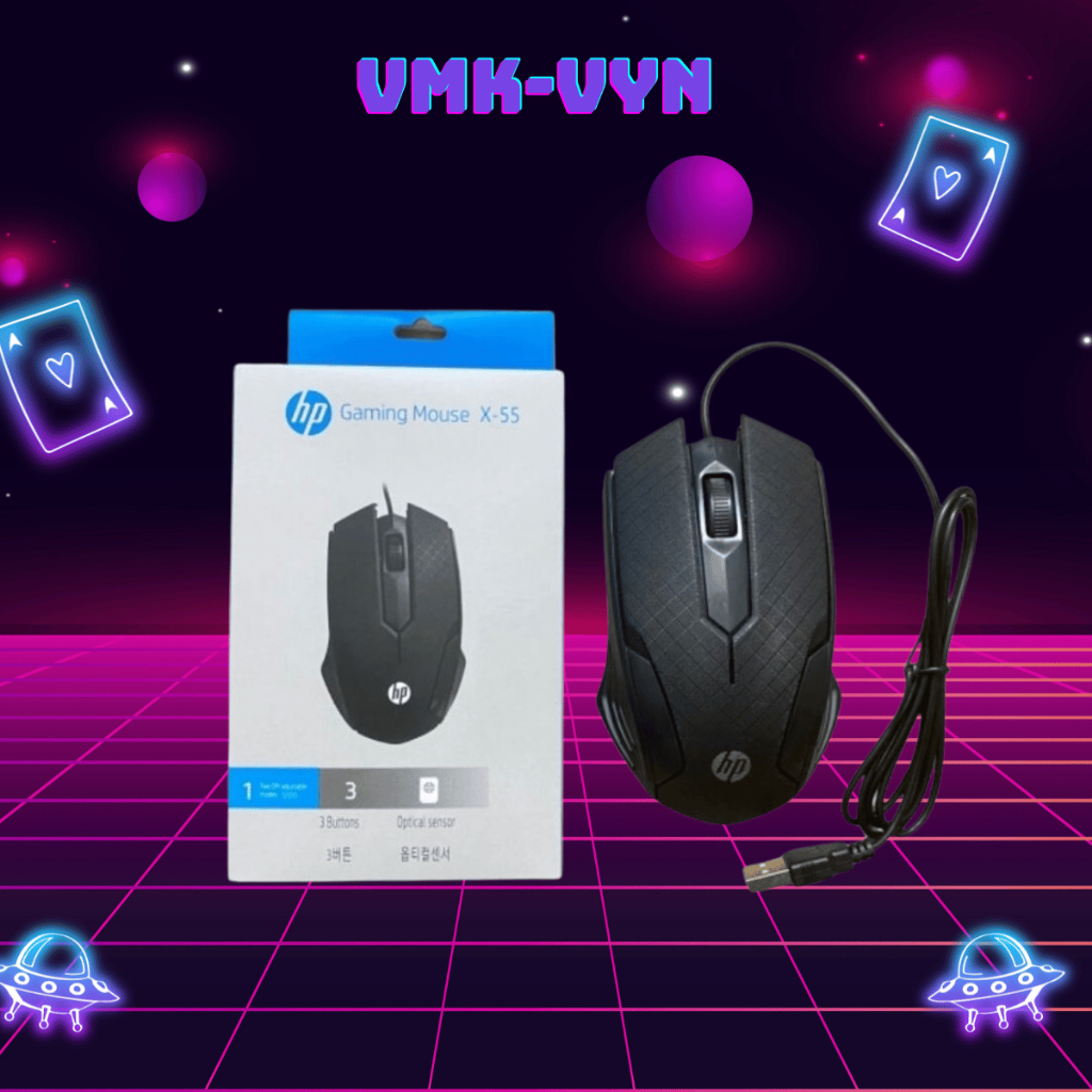 Chuột Máy Tính Có Dây HP X-55