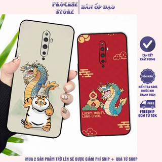Ốp lưng Oppo Reno 2 / Reno2 F / Reno 2f tpu bảo vệ camera in hình Rồng xu hướng 2024