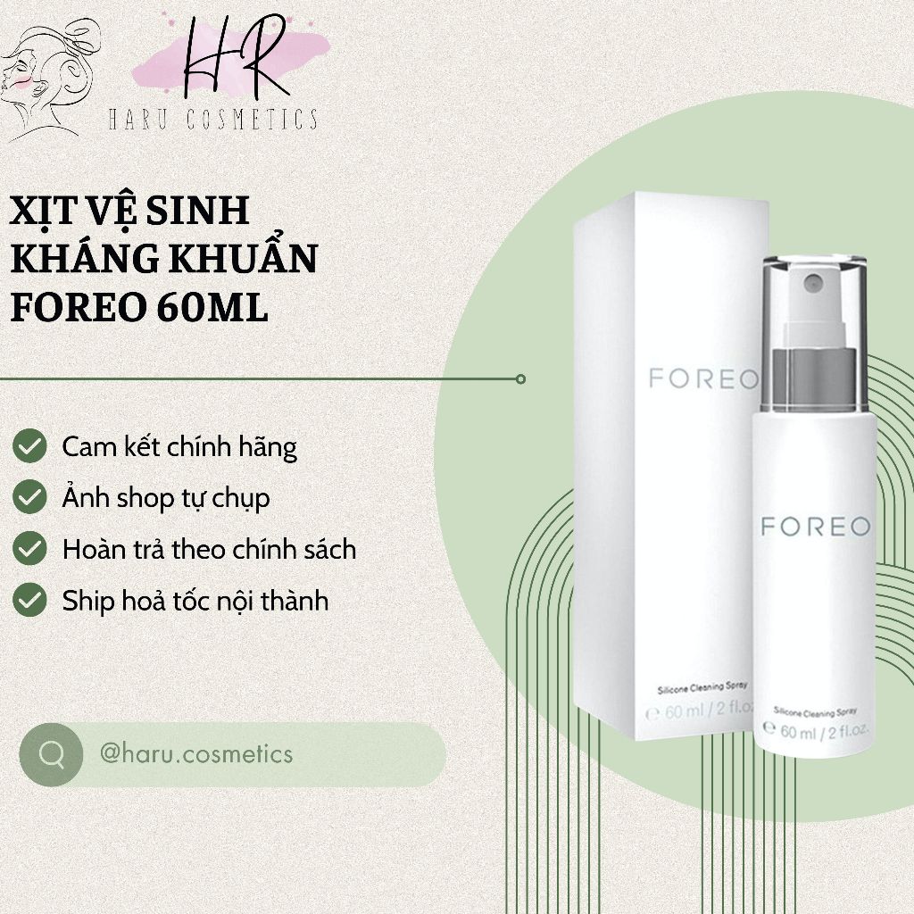 Xịt vệ sinh kháng khuẩn FOREO 60ML