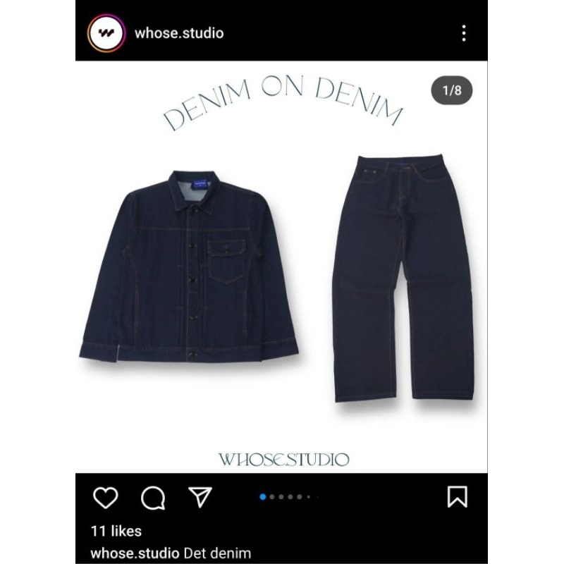 [PASS] Quần Denim Whose Studio size M