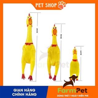 Đồ chơi gà cho thú cưng cắn , đồ chơi cắn ngặm cho chó mèo - farm pet