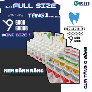 Kin mini size kem đánh răng kin b5, ortho, whitening 7g, mẫu ngẫu nhiên