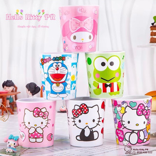 Ly cốc uống nước Hello Kitty - Doremon Doraemon