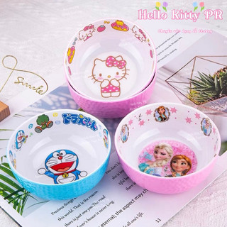 🌸𝐓𝐀̣̆𝐍𝐆 𝐐𝐔𝐀̀🌸 Tô chén bát, đũa, muỗng thìa Doremon - Hello Kitty - Doraemon - Melody - Elsa