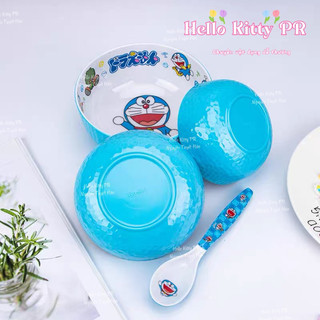 🌸𝐓𝐀̣̆𝐍𝐆 𝐐𝐔𝐀̀🌸 Tô chén bát, đũa, muỗng thìa Doremon - Hello Kitty - Doraemon - Melody - Elsa