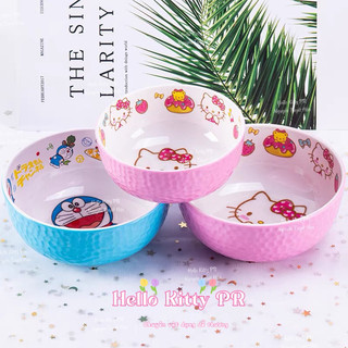 🌸𝐓𝐀̣̆𝐍𝐆 𝐐𝐔𝐀̀🌸 Tô chén bát, đũa, muỗng thìa Doremon - Hello Kitty - Doraemon - Melody - Elsa