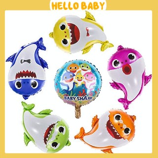 Bóng hình BABY SHARK trang trí sinh nhật cho bé (66 x 45cm)