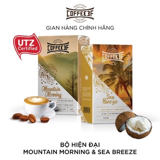 Hương vị hiện đại - Bộ 2 hộp cafe hoà tan Sea Breeze và Mountain Morning - Coffee 3F