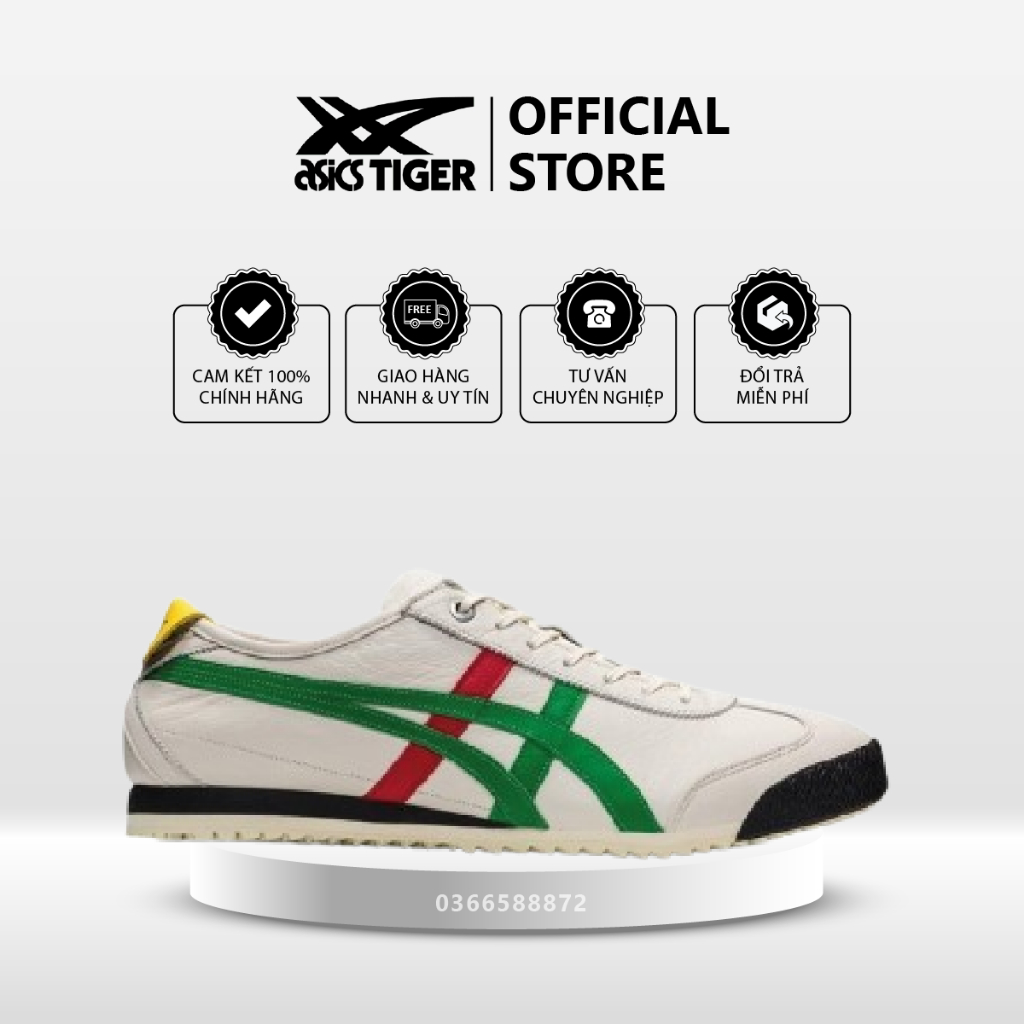 | CHÍNH HÃNG | Giày Onitsuka Tiger Mexico 66 White Green 'DL408-1684'
