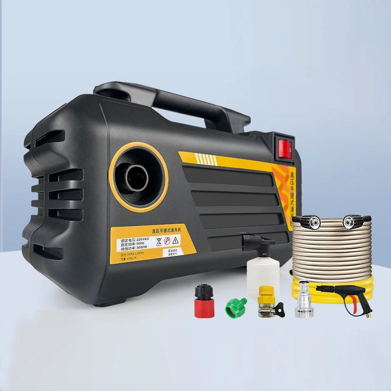 Máy Rửa Xe Mini Thông Minh Cầm Tay Siêu Nhẹ 3000W, Máy Rửa Xe Công Nghệ Đức