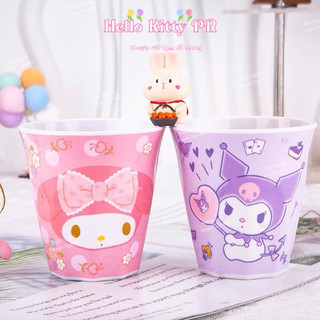 🌸𝐓𝐀̣̆𝐍𝐆 𝐐𝐔𝐀̀🌸 Ly cốc đa giác - ống hút Hello Kitty, Kuromi, Melody, Cinnamoroll, Spider man, Elsa,  Doraemo
