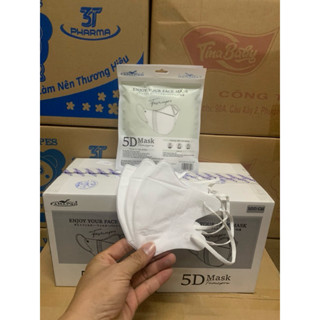  THÙNG 100 CÁI KHẨU TRANG 5D MASK MÀU TRẮNG - HÀNG CHUẨN CÔNG TY NAM ANH 