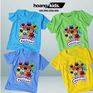 Áo thun CatNap in hình Smiling Critters - Poppy Playtime3 - Hopscotch DogDay BearHug PickyPiggy mặt cười cho bé