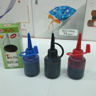 [MUA SỈ GIẢM 10%] Mực bút lông dầu HADA (Xanh, Đỏ, Đen) (1 chai)