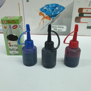 [MUA SỈ GIẢM 10%] Mực bút lông dầu HADA (Xanh, Đỏ, Đen) (1 chai)