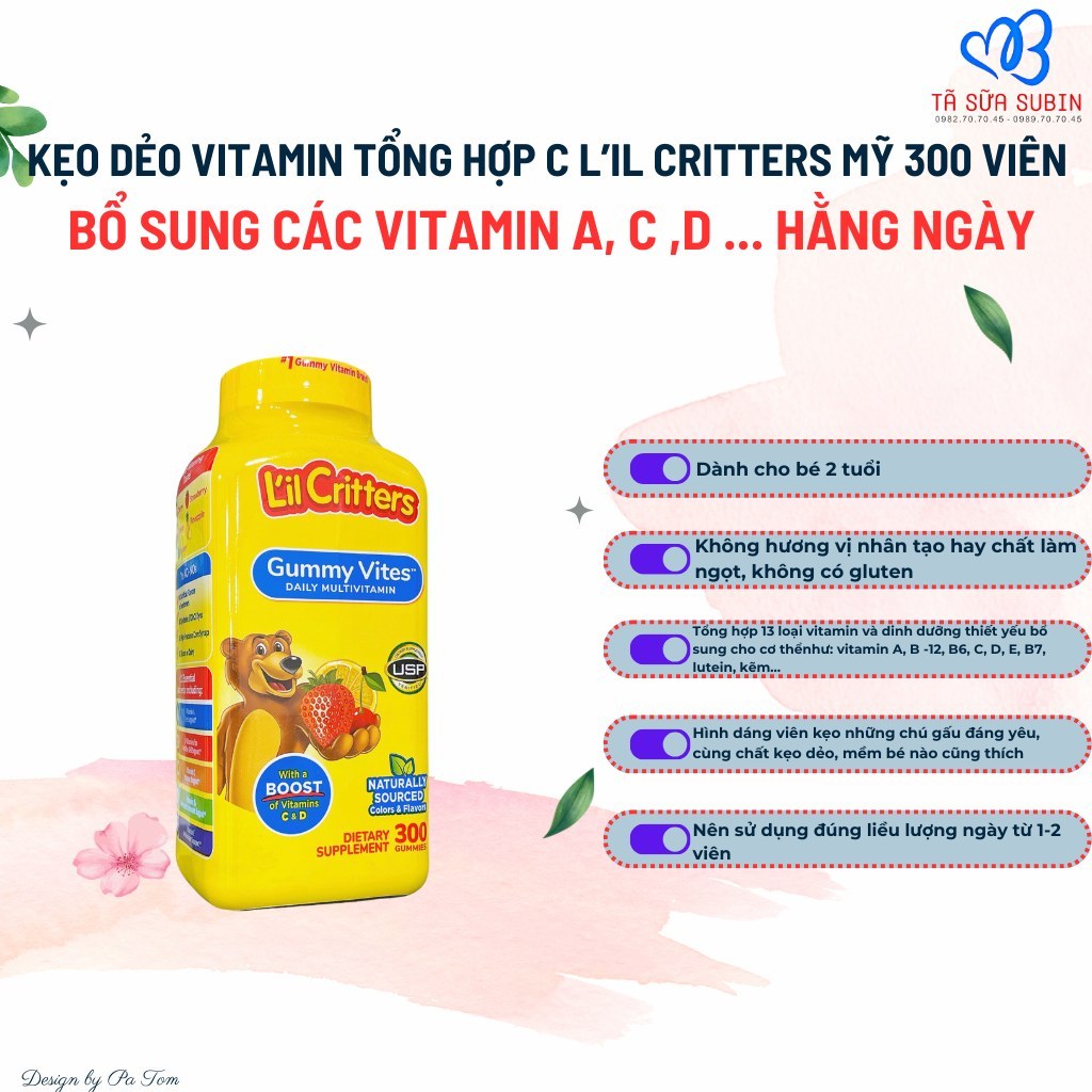 𝗞𝗘̣𝗢 𝗗𝗘̉𝗢 𝗕𝗢̂̉ 𝗦𝗨𝗡𝗚 𝗩𝗜𝗧𝗔𝗠𝗜𝗡 𝗧𝗢̂̉𝗡𝗚 𝗛𝗢̛̣𝗣 𝗖𝗛𝗢 𝗕𝗘́ 𝗖𝗨̉𝗔 𝗠𝗬̃ - 𝗚𝗨𝗠𝗠𝗬 𝗩𝗜𝗧𝗘𝗦 - 𝗠𝗔̂̃𝗨 𝗠𝗢̛́𝗜 𝗧𝗔̆𝗡𝗚 𝗖𝗨̛𝗢̛̀𝗡𝗚 𝗩𝗜𝗧𝗔𝗠𝗜𝗡 𝗖 𝗩𝗔̀ 𝗩𝗜𝗧𝗔𝗠