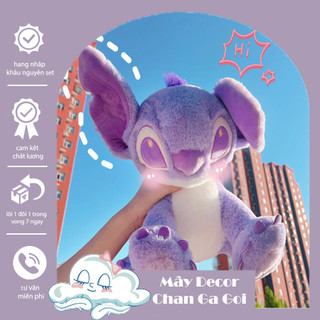 Gấu Bông stich tím Để Ôm Vải nỉ lông MINISO Cực Êm size 35cm