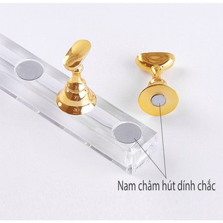 Đế gắn móng giả, đế nam châm gắn móng tập vẽ