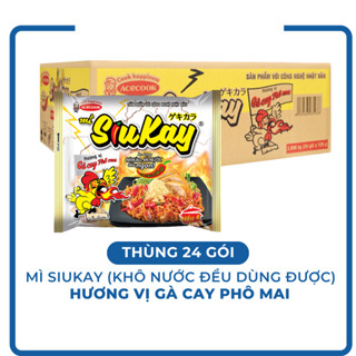 [HỎA TỐC Q3] 1 THÙNG MÌ SIUKAY VỊ HẢI SẢN, BÒ, GÀ, THÙNG SIUKAY GÀ PHÔ MAI THÙNG MÌ GÀ CAY PHÔ MAI