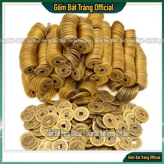 Đồng xu phong thủy chiêu tài, hút lộc gieo quẻ, để ban thần tài, bỏ ví mang lại may mắn tài lộc