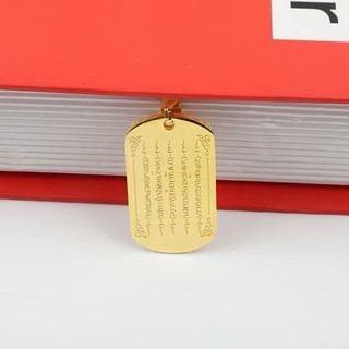 Mặt dây chuyền kinh 5 dòng thái lan