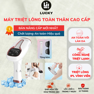 Máy Triệt Lông DELADEP Triệt Lông Tại Nhà Công Nghệ Chuẩn Spa, Triệt Lạnh Vĩnh Viễn Giúp Trẻ Hóa Làn Da, An Toàn
