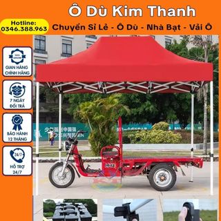 [Hàng Chuẩn - Nhiều Màu] Nhà Bạt Di Động 2M x 3M Che Nắng, Che Mưa Ngoài Trời, Khung Thép Sơn Tĩnh Điện
