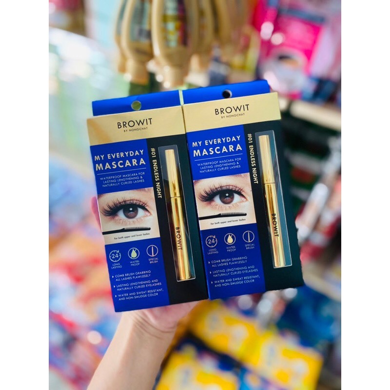 Chuốt Mi Browit by Nongchat Mascara 5.5g Thái Lan