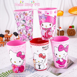 Ly cốc 2 màu 500ml Hello Kitty - Doremon Doraemon