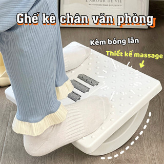 Ghế gác chân massage, kê chân Công Thái Học dân văn phòng, sinh viên, mát xa thư giãn, giảm stress
