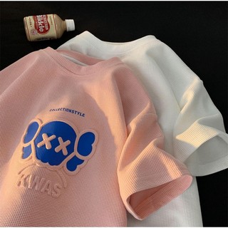 Áo phông tay lỡ form rộng chất dệt tổ ong cao cấp - Áo thun unisex KWAS trẻ trung thoải mái vận động - Rewshop