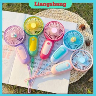 Quạt tích điện cầm tay HANDHELD có dây đeo  - Quạt cầm tay mini cực mát ,chế độ Gió Mạnh