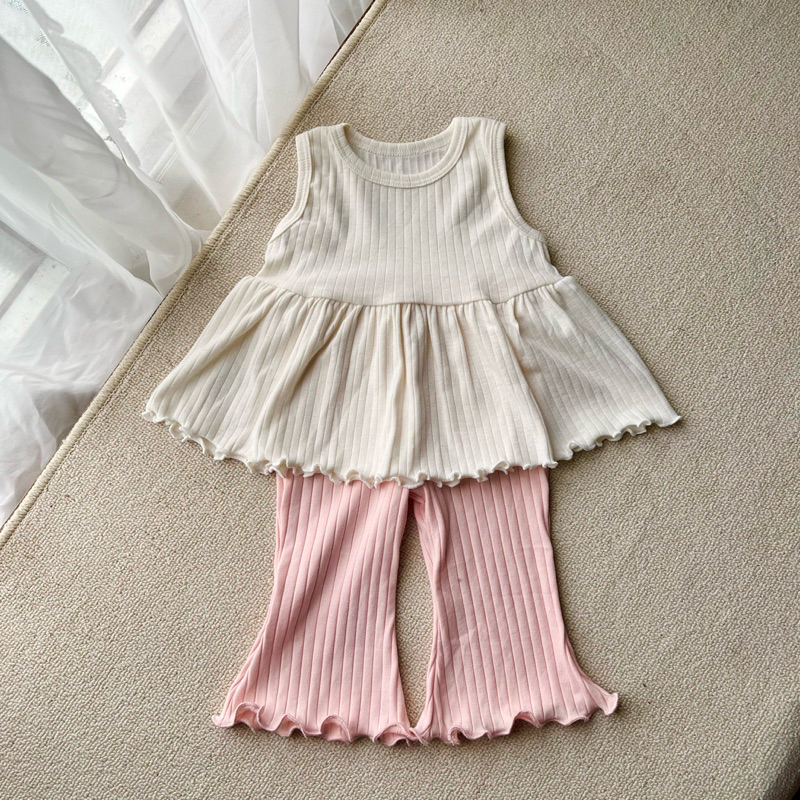 Legging loe gân tăm mỏng mát cho bé