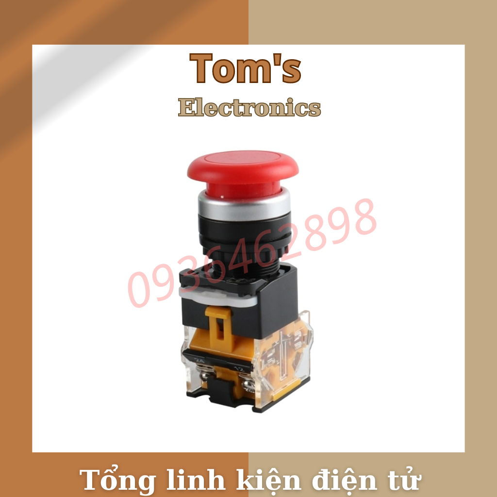 Công tắc nhấn đề LA38-11M phi 22mm