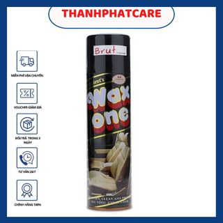 Chai xịt đánh bóng Wax One dưỡng nhựa nhám 450ml
