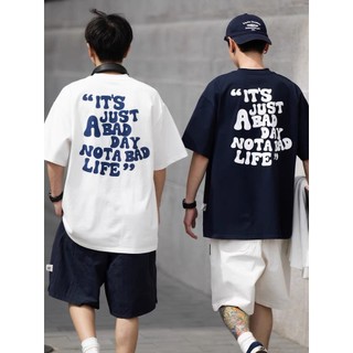 Áo Thun Nam Cotton In Chữ JUSTDAY Hai Mặt UNISEX FORM RỘNG ullzang