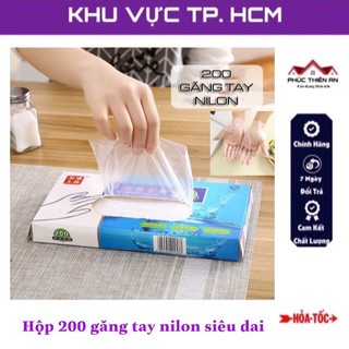 Bao Tay Nilon Dùng 1 Lần Sử Dụng Chế Biến Thực Phẩm, Sử Dụng Đa Năng- Mỏng - Dai - Khó Rách