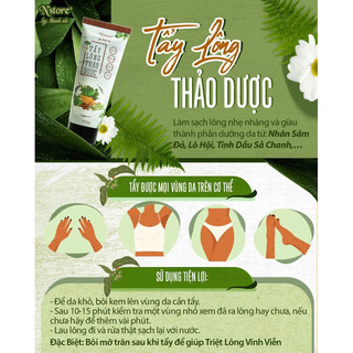 Kem Tẩy Lông Thảo Dược