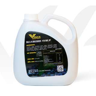 Siro Wings Đài Loan 2.5kg ( Đào, Dâu, Việt Quất, Xoài, Vải, Đường Đen )