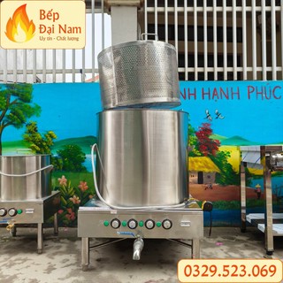 Nồi hầm xương công nghiệp bằng điện, dung tích 100L, Inox 304