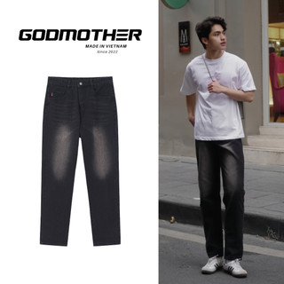 Quần Jeans Nam Retro Wash Form Baggy Godmother