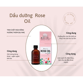 Dầu dưỡng tóc Rose Oil Botanical Nhật