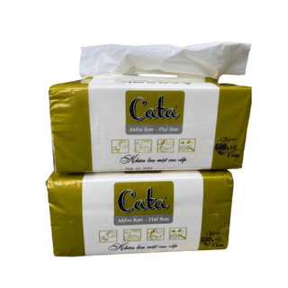 Khăn giấy ăn lụa ,giấy rút cao cấp cata 280 tờ 2 lớp