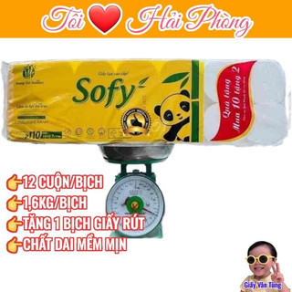 Giấy vệ sinh gấu trúc Sofy 12 cuộn